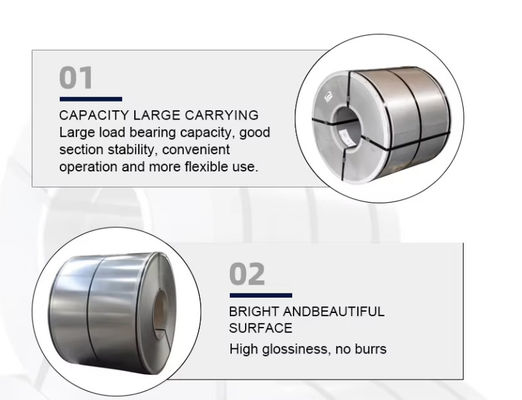 अच्छी कीमत 508mm Coil Inner Diam Grain Oriented Electrical Steel Coils with 1.7-1.9T Magnetic Flux Density ऑनलाइन
